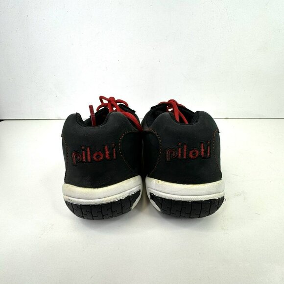 Piloti Prototipo GT Driving Shoes Mens US Size 9.5 Black Red Lace-Up Sneakers - Picture 5 of 9